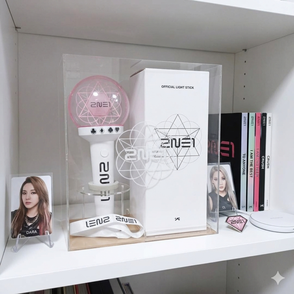 Lightstick 2NE1 Official / Standing Lightstick / Rak Lightstick / Box Lightstick