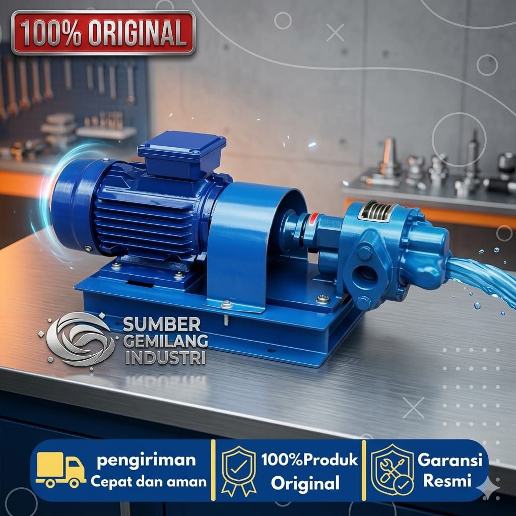 Pompa Oli Gear Pump RK 83.3Liter/Menit 2,2kw 3hp 380v
