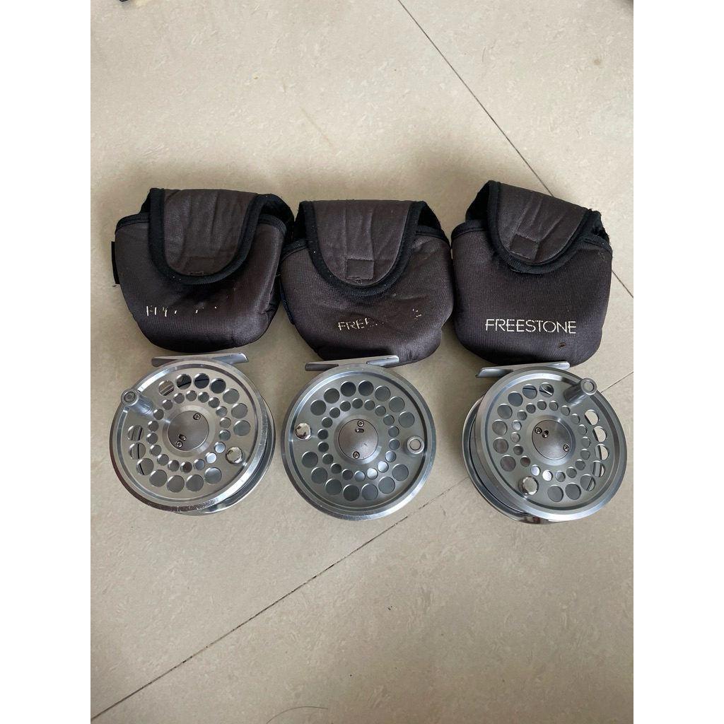 reel fly fishing shimano freestone 7 bekas