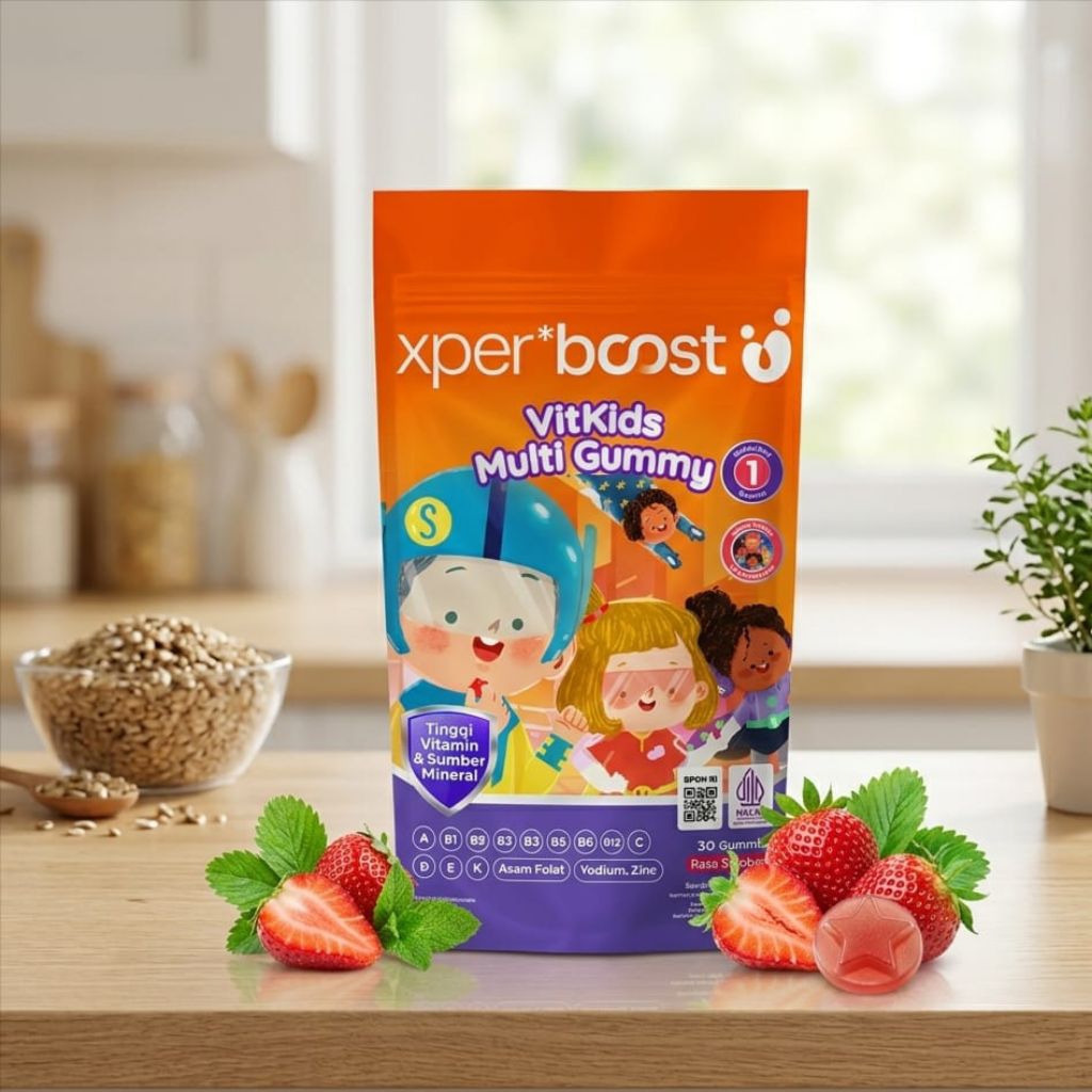 30 Gummy Multivitamin Anak VitKids dengan Vitamin B Kompleks