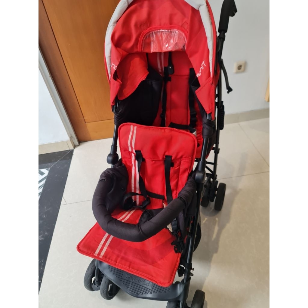 Tinyworld Tandem Twim Stroller Kembar