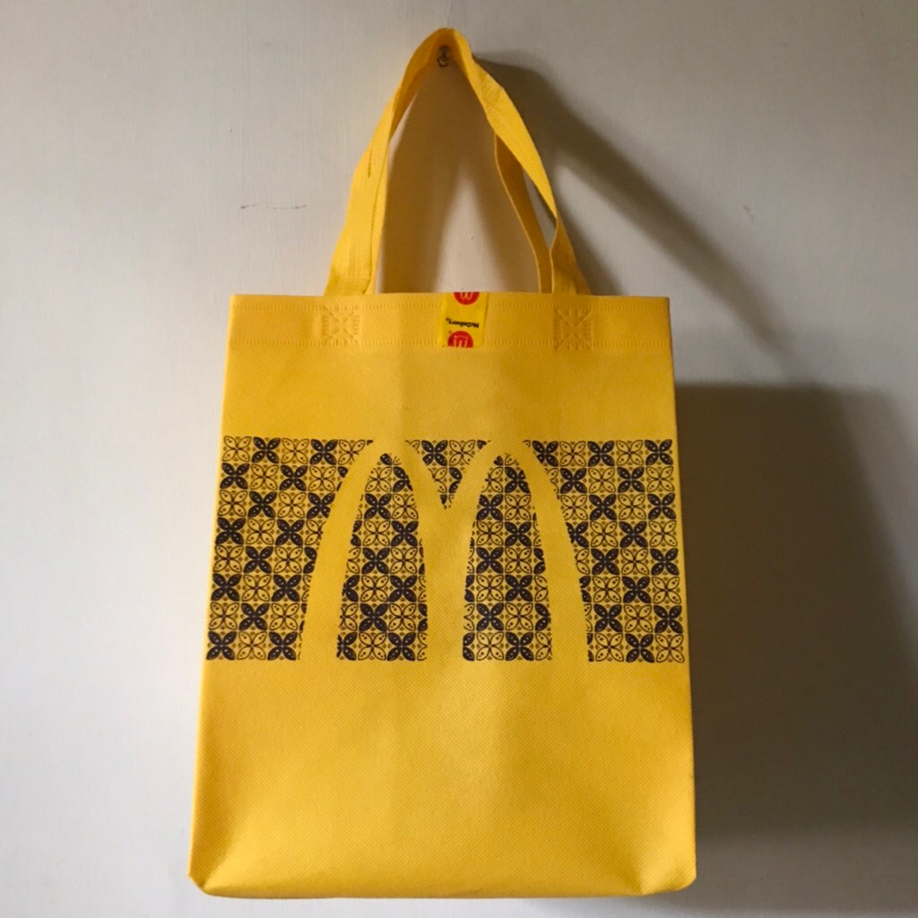 [BARU] Tas McDonalds Batik Kuning Tote Bag