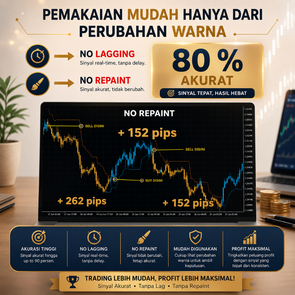 Indikator Forex MT5 Metatrader 5 TWT Akurasi Tinggi