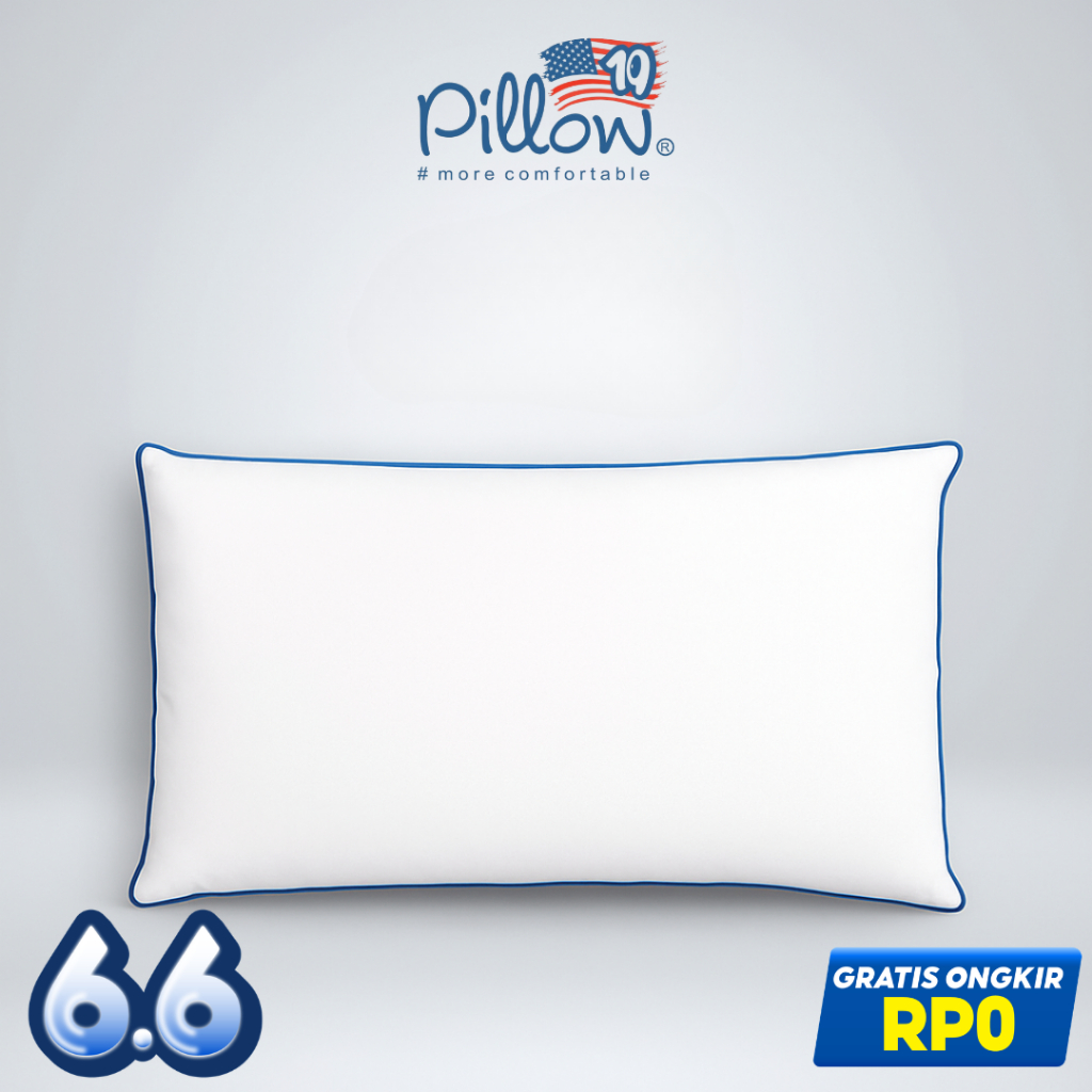 109 Pillow Guling Tidur Hotel LITE - 1KG ISI 2 Berisi 100% Silicon murni tanpa campuran