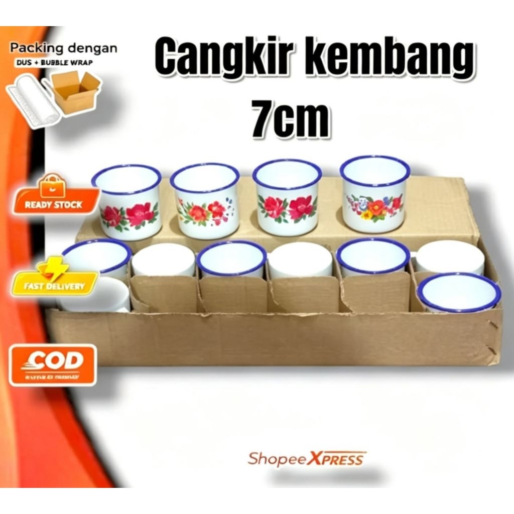 Mug enamel burig Cangkir Seng Kaleng Mug Brilik Muk Burik Loreng Enamel Classic Jadul Vintage motif 