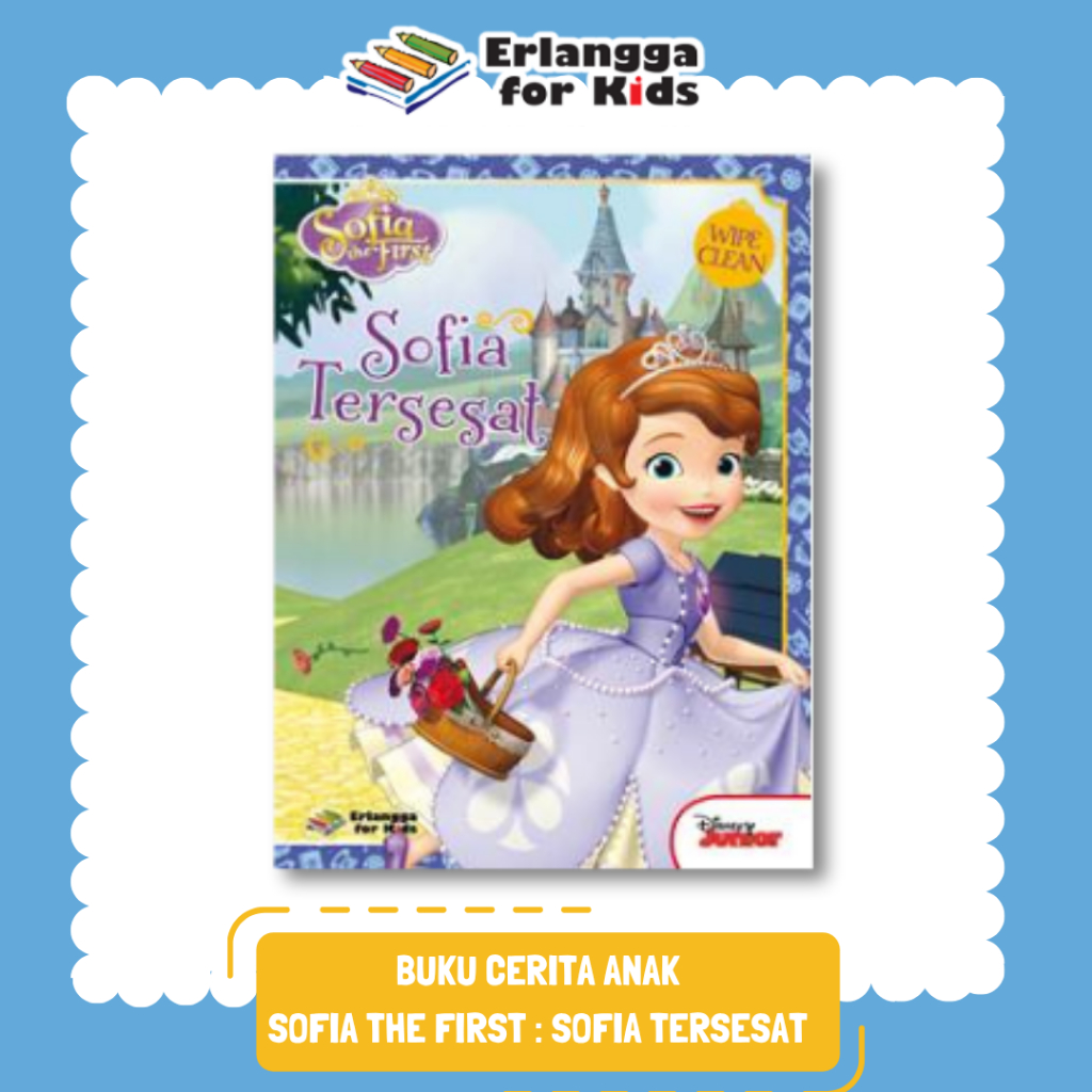 [Erlangga] Buku Aktivitas Anak: Sofia The First Sofia Tersesat