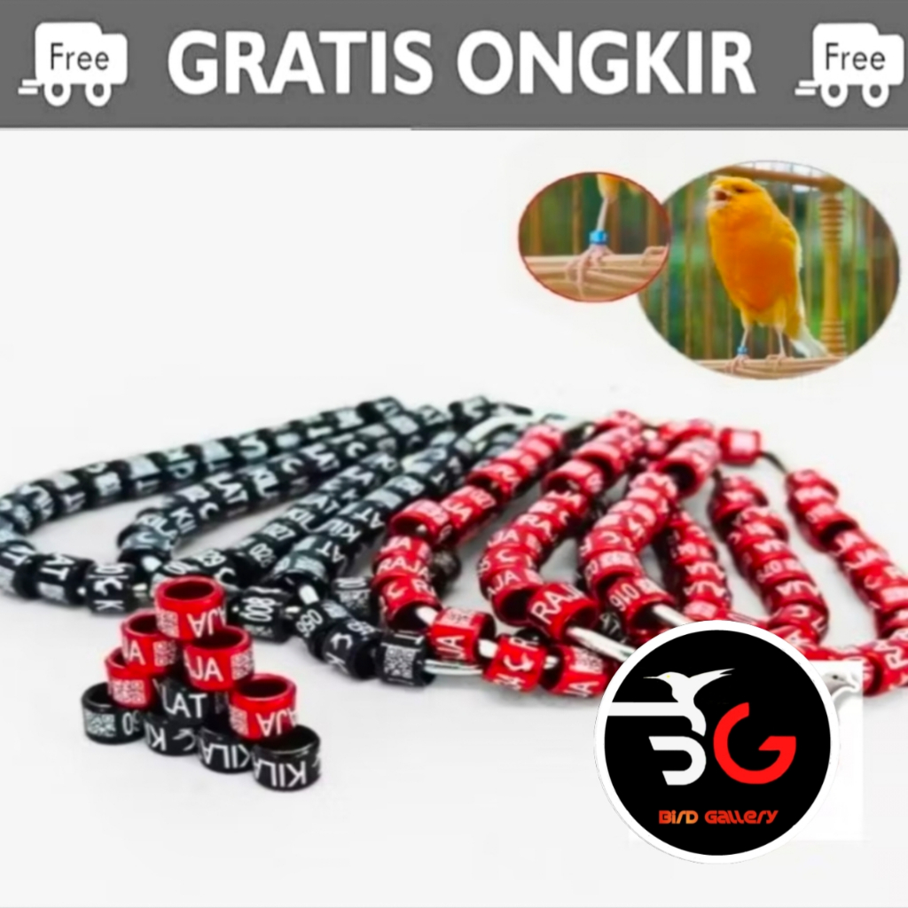 RING KENARI RING BURUNG KENARI ( KENARI MOTIF NAMA )