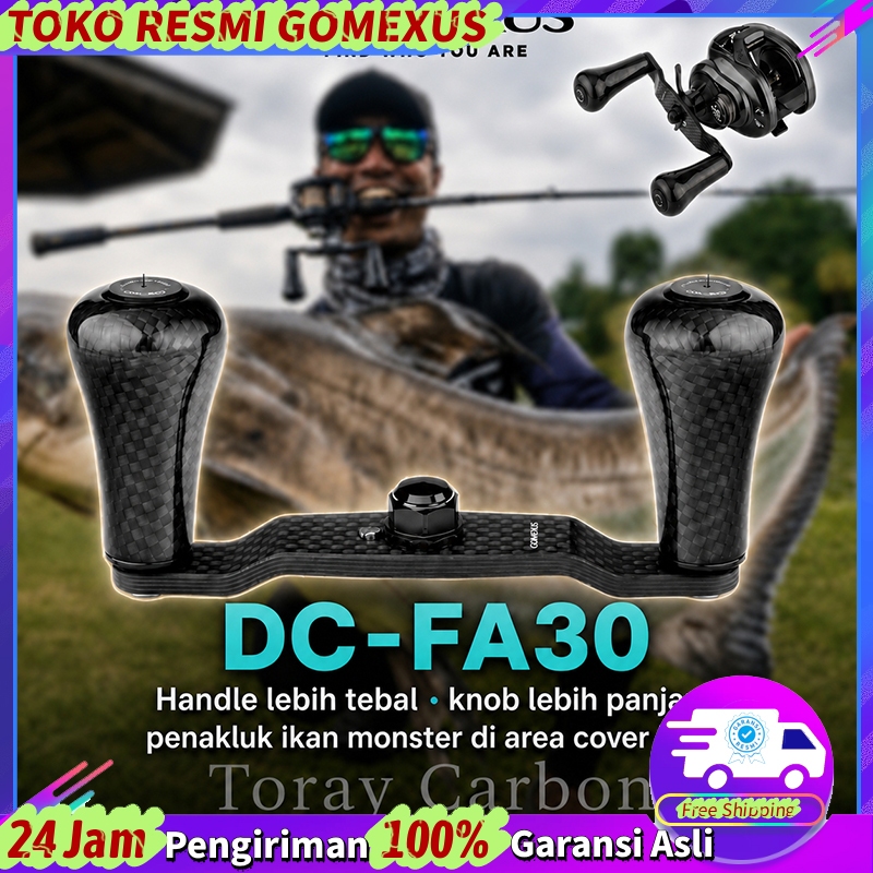 Gomexus Gs-98 Karbon fiberb Randle Reel  TORAY Reel Pancing Bahan Karbon Untuk Shimano Antares Curad