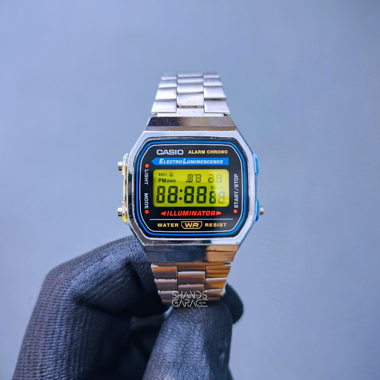 XXX SOLD OUT XXX Jam Tangan Casio A168WA Custom LCD Preloved / Second