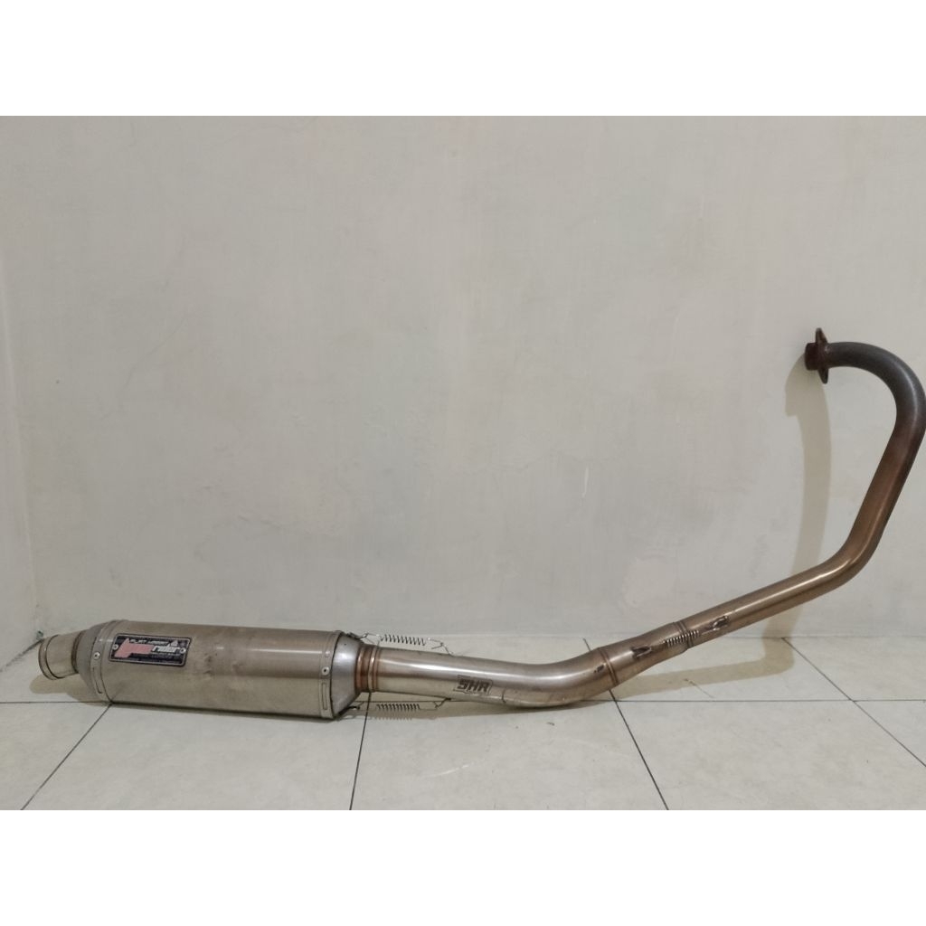 Kenalpot Lone raider ORI TRI OVAL TIPE CLEO