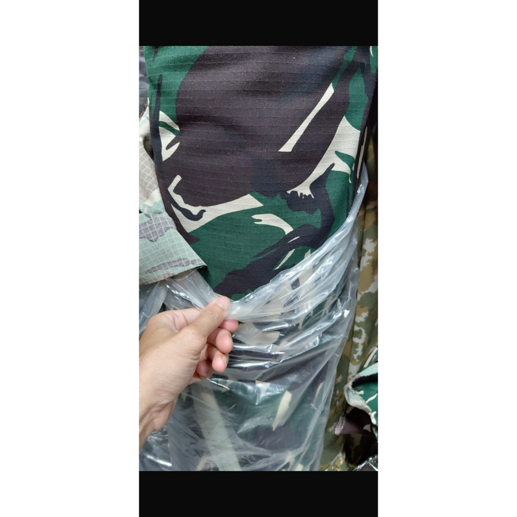 KAIN PDL TNI MICROPOLY GELAP