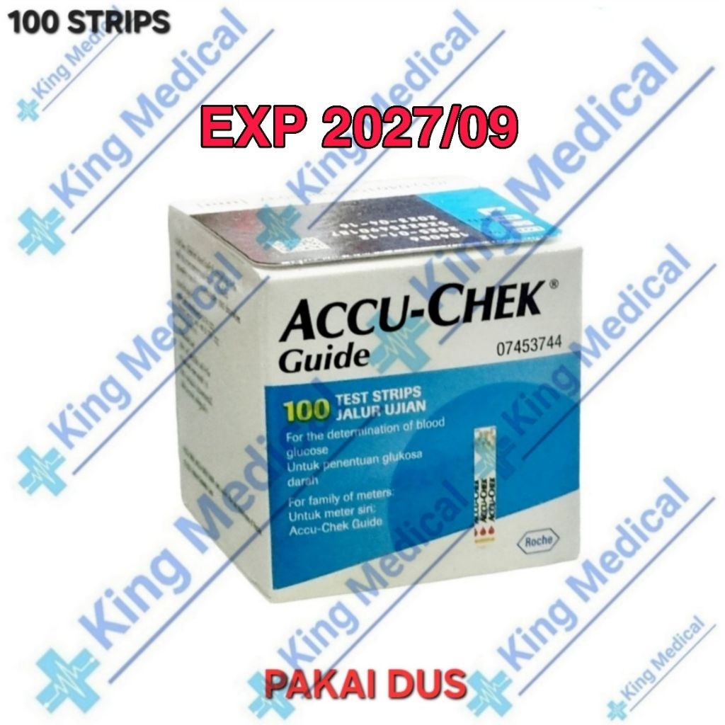 Strip Accu-Chek Guide 100/Guide AccuChek Test Strip isi 100