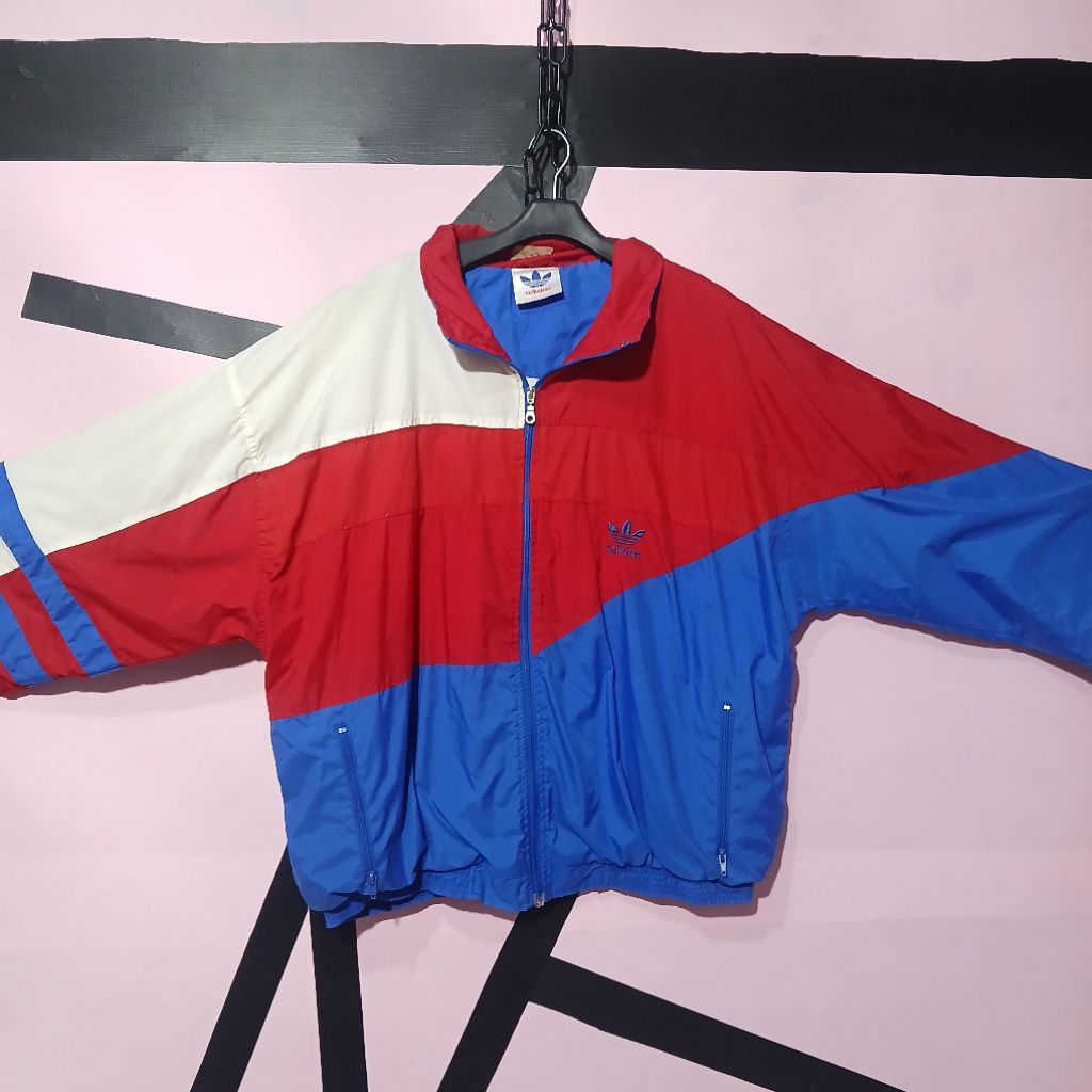 jacket windbreaker adidas Vintage trefoil