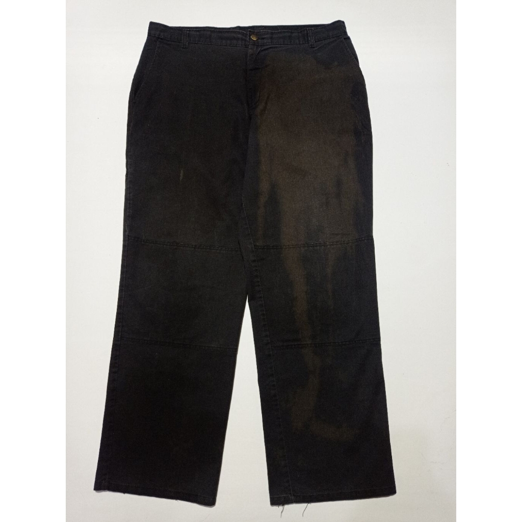 Celana Genuine Dickies Double Knee Loose Fit Cellpocket Warna Hitam Size 38×32 Second Brand Dickies
