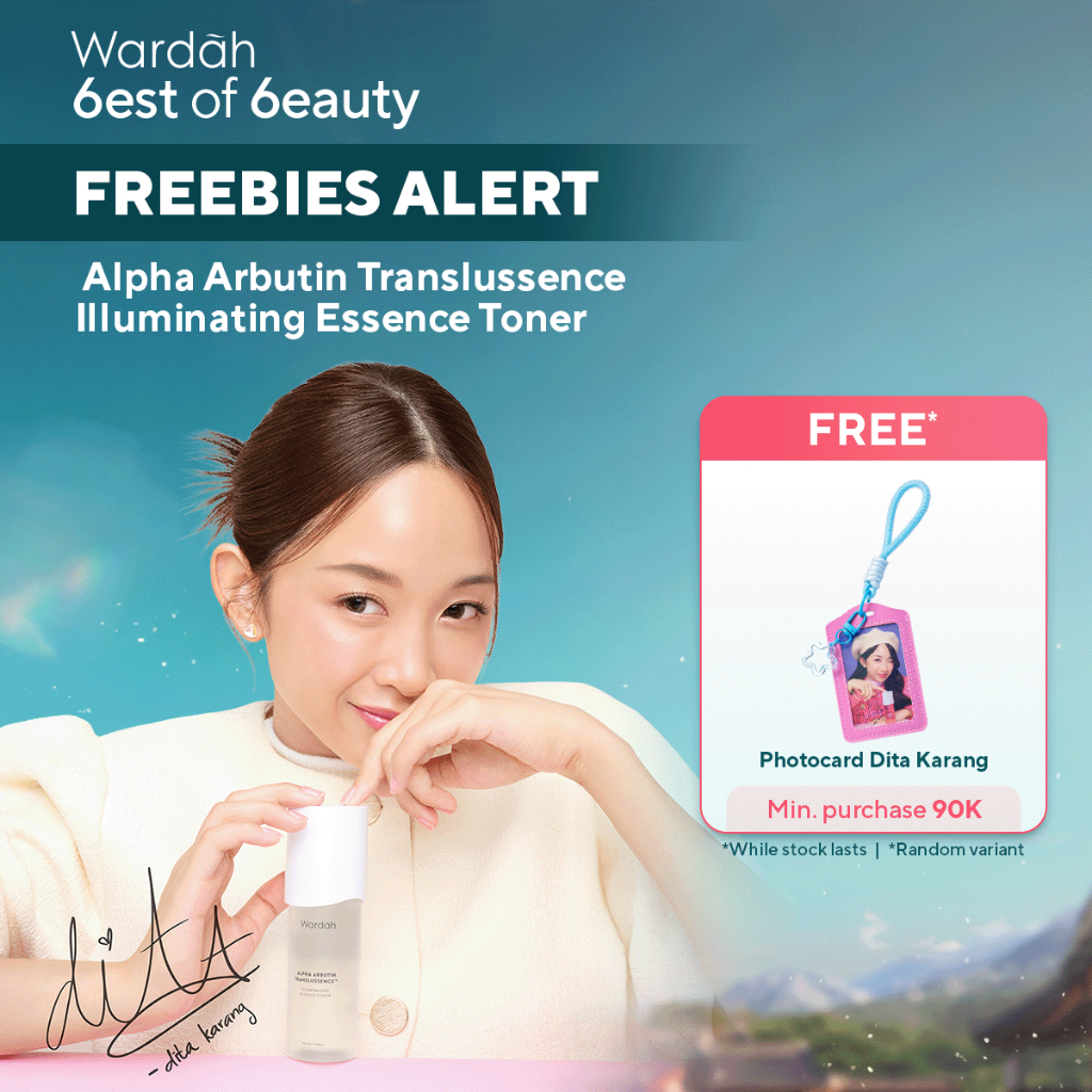 WARDAH Alpha Arbutin Translussence Illuminating Essence Toner Mencerahkan Kulit Menghilangkan Dark S