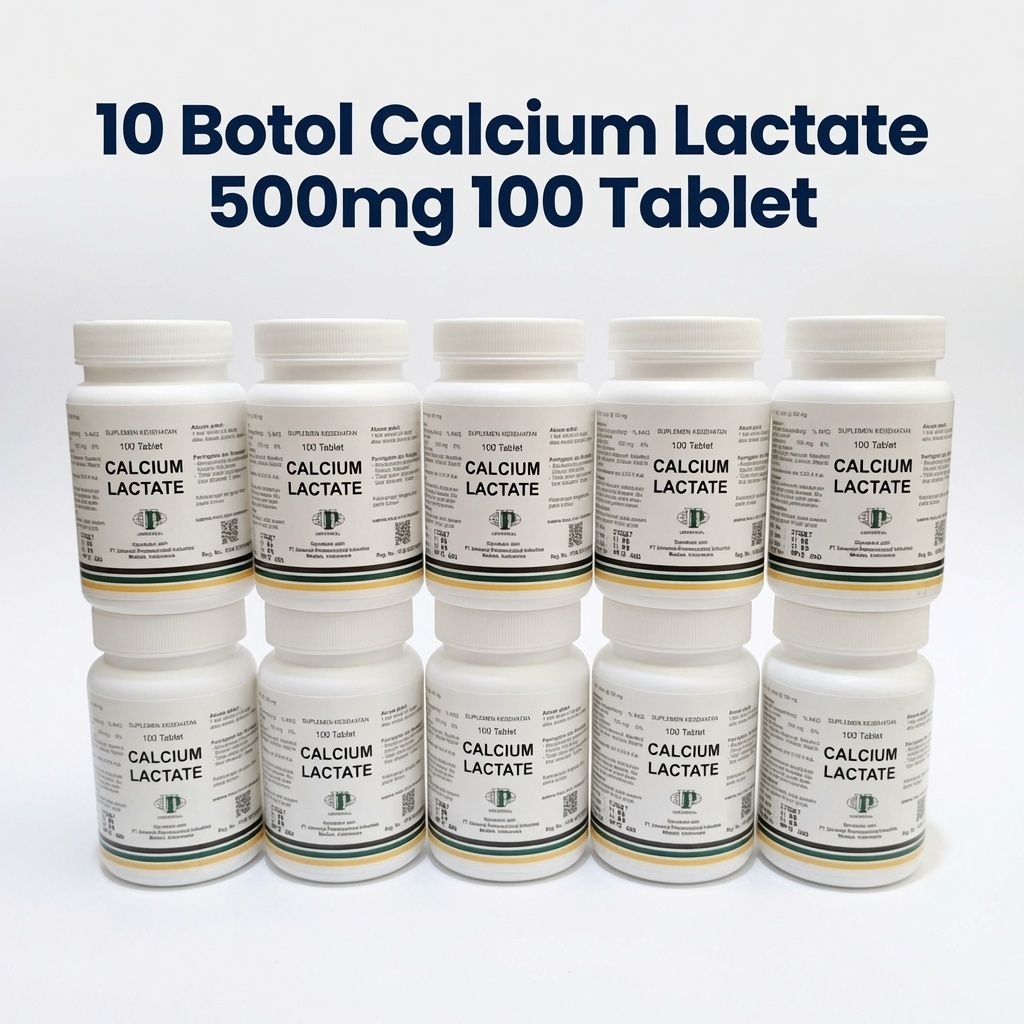 CALCIUM LACTATE 100 TABLET 10 BOTOL EXP 2029