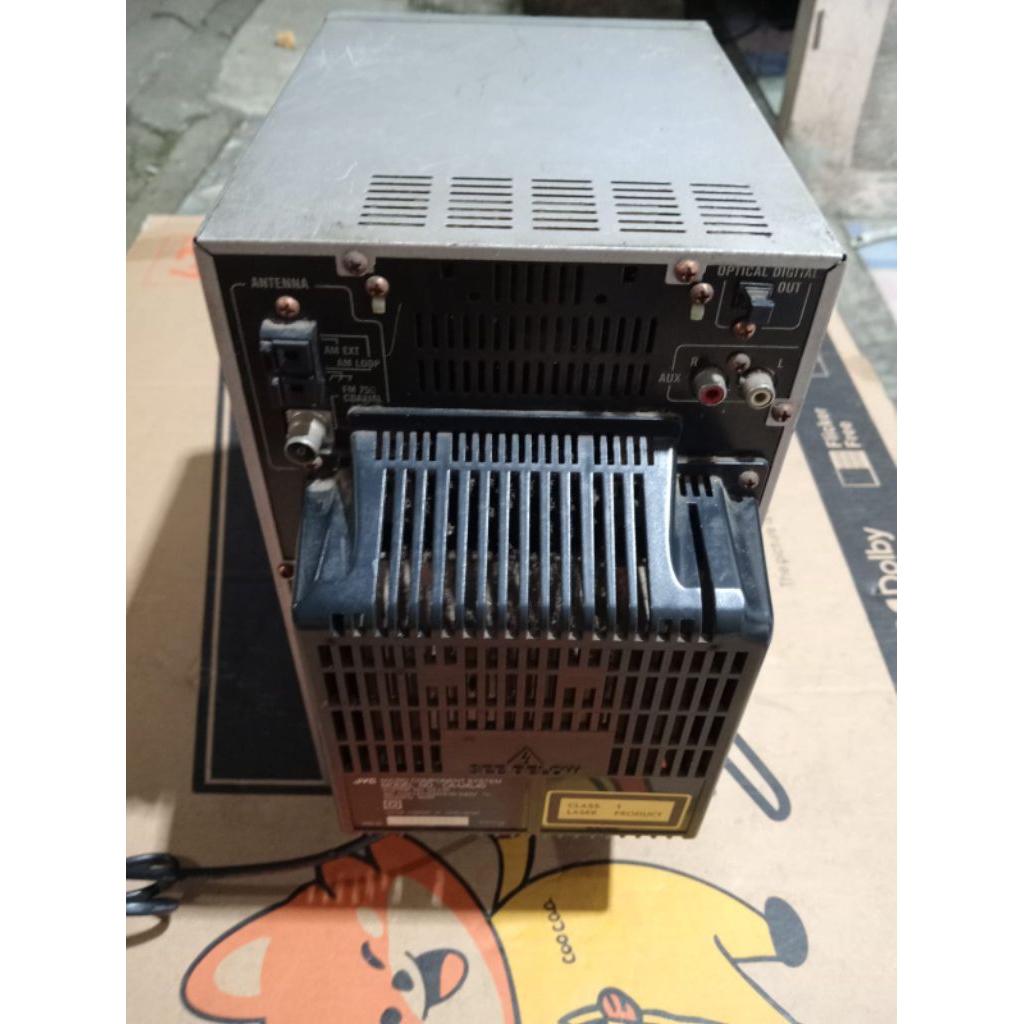 Ampli Compo JVC hidup