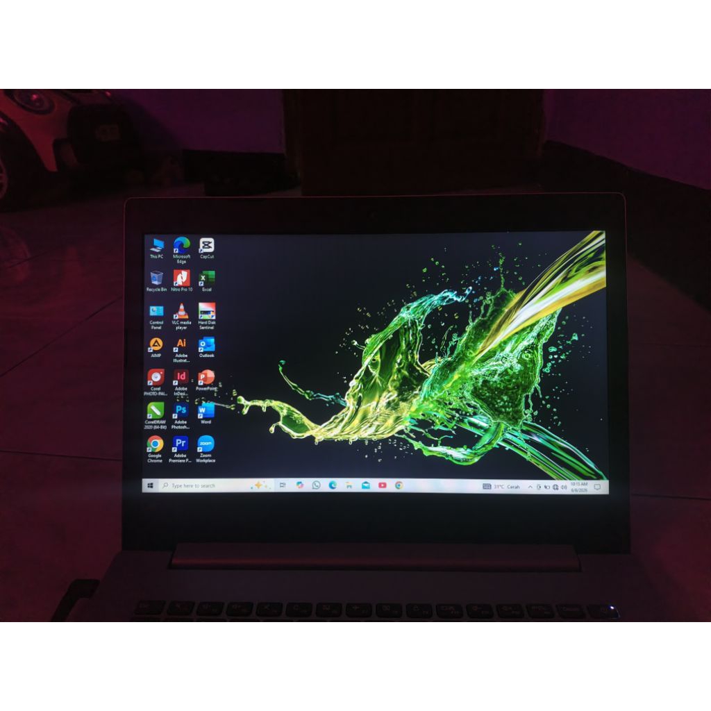 LCD Copotan 30 pin ANTI GLARE kuping dri Lenovo Ideapad 330 original minus ada di poto