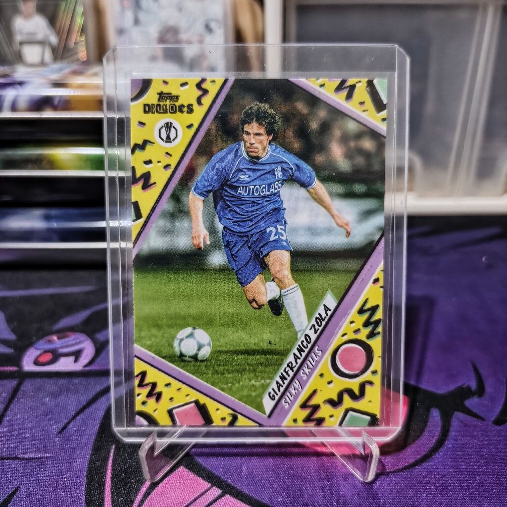 KARTU BOLA GIANFRANCO ZOLA SILKY SKILLS CHELSEA TOPPS DECADES 2024