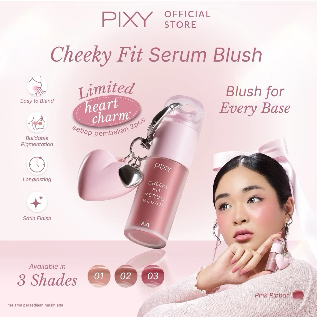 Pixy Cheeky Fit Serum Blush / Pixy Cream blush / Pixy liquid blush / pixy blush on / Pixy serum blus