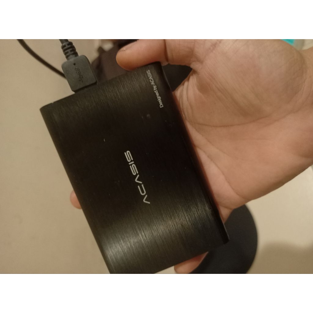 ACASIS HARDISK External 500.GB preloved like new only