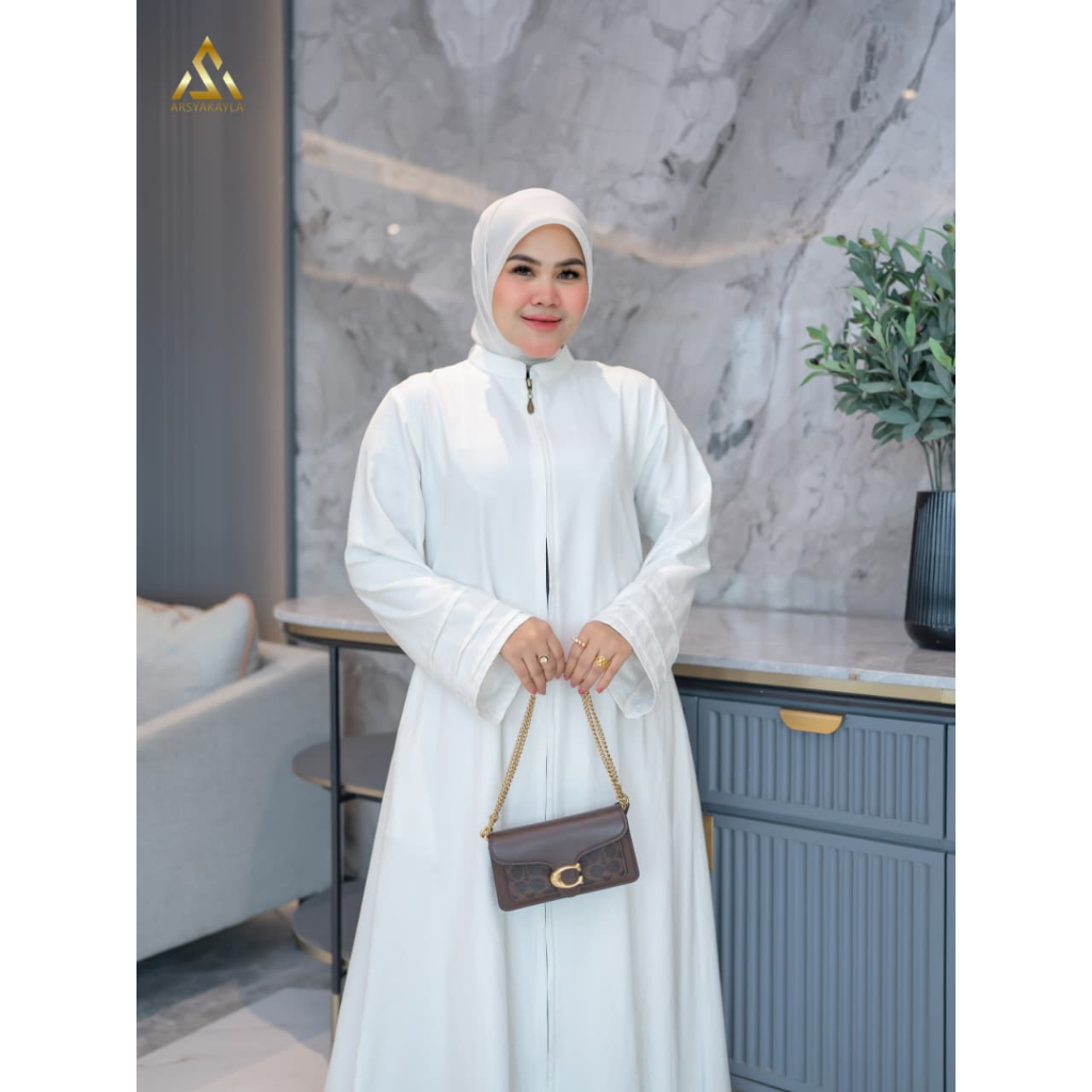 New arrival Delia abaya Design by arsyakayla  Dengan Material Cupro import premium