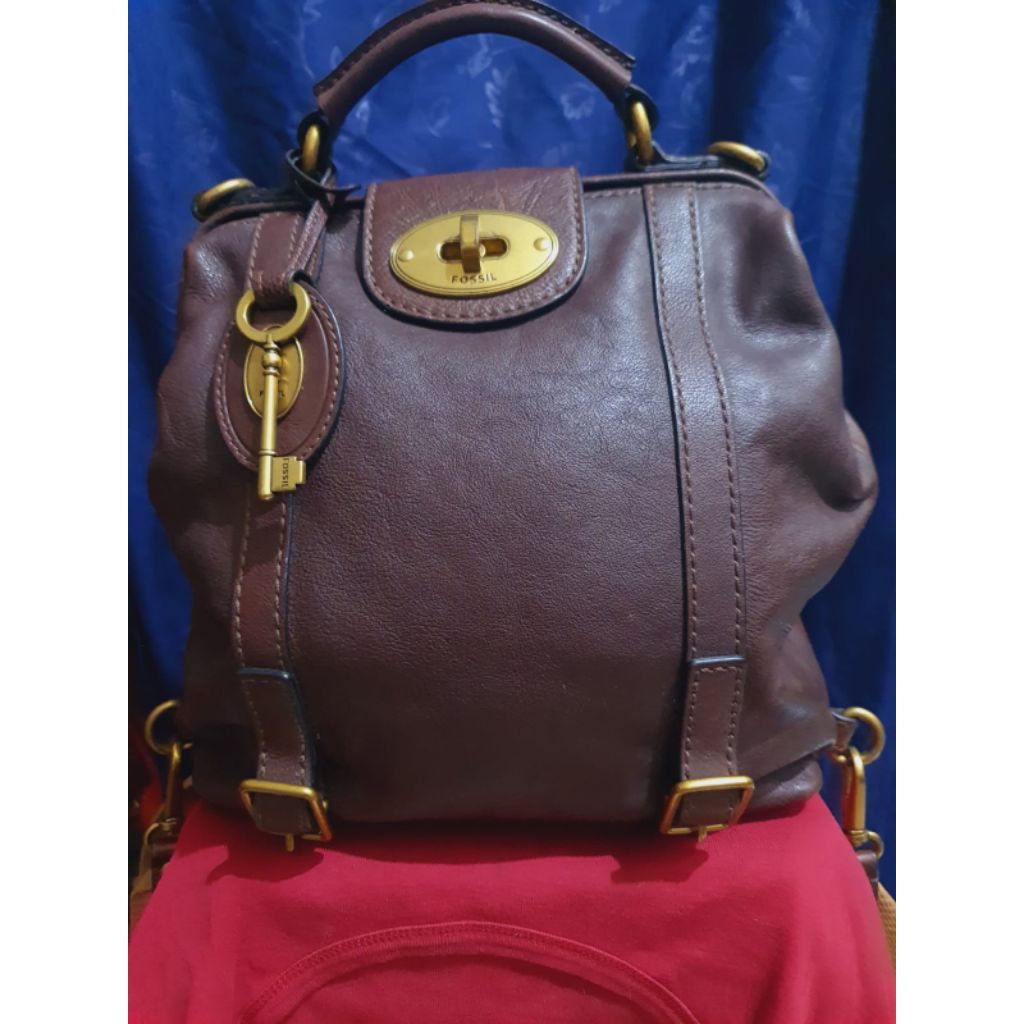Preloved Tas Ransel Fossil Emilia Backpack