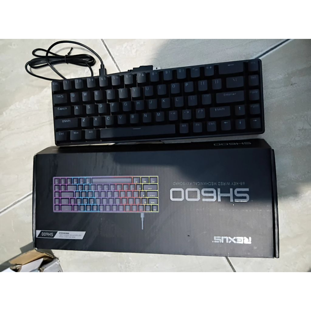 keybord gaming rexsus SH600 mechanical
