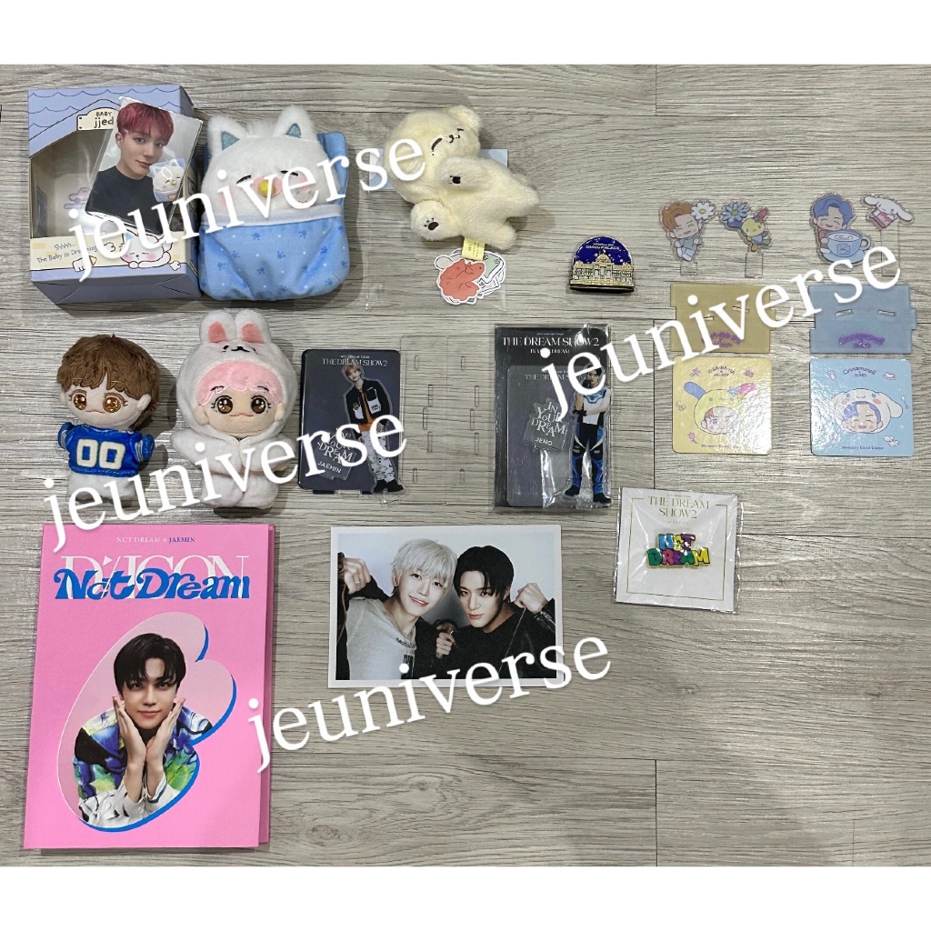 NCT JNJM POSTER JAEMIN PEANUTJAEM 10 CM MARK CCOMAZ VALS DAY NCT DREAM FANLIGHTCAPE