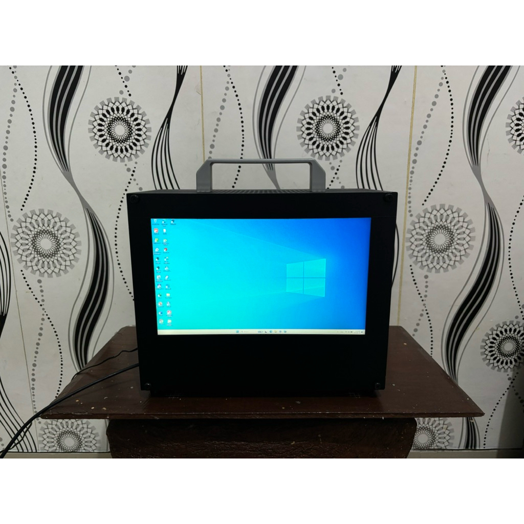 CASING VMIX MINI PORTABEL+LCD 14”+VMIX 2CH INPUT HDMI