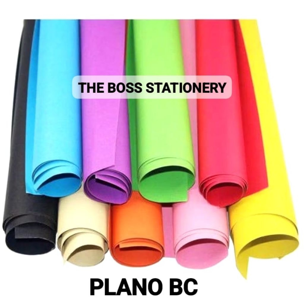 [PCS] KARTON PLANO PINDO WARNA TUA 61X86 CM / PLANO PINDO DELI TEBAL / KARTON MANILA / PLANO BC / BC