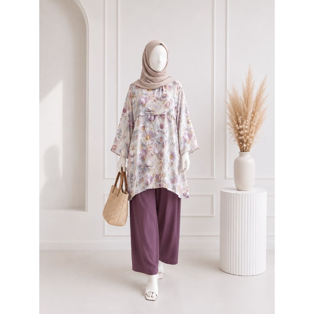 SETCEL KAFTAN BAHAN RAYON PREMIUM DAN RAYON TWILL