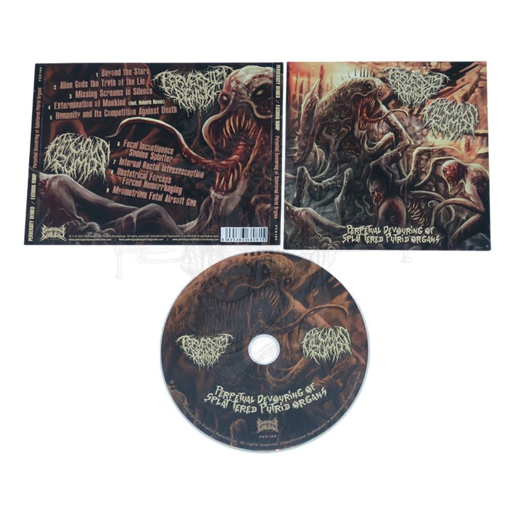 ORIGINAL & BERLISENSI - CD - PERVERSITY DENIED & FATUOUS RUMP - PERPETUAL DEVOURING | DEATH METAL | 