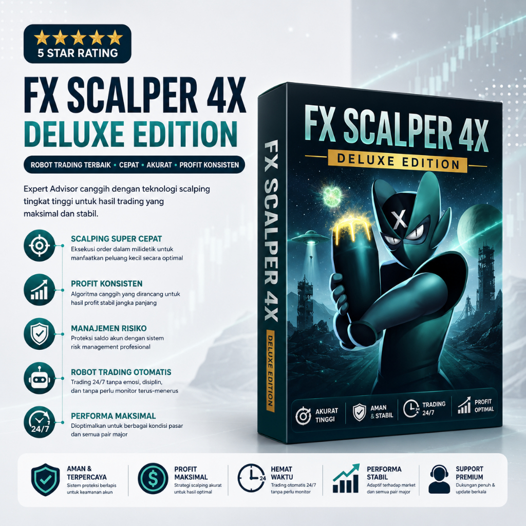 FX Scalper 4X MT4 Robot Trading Scalper Otomatis