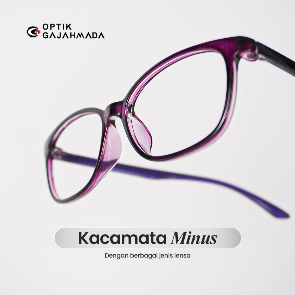Gajahmada - Frame Kacamata Minus/Plus/Silinder - 8502