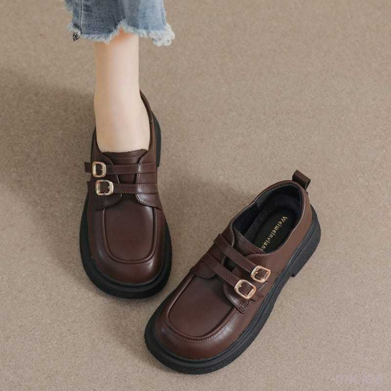 Sepatu Pantofel Korean Style Casual Kerja Wanita Kekinian Docmart
