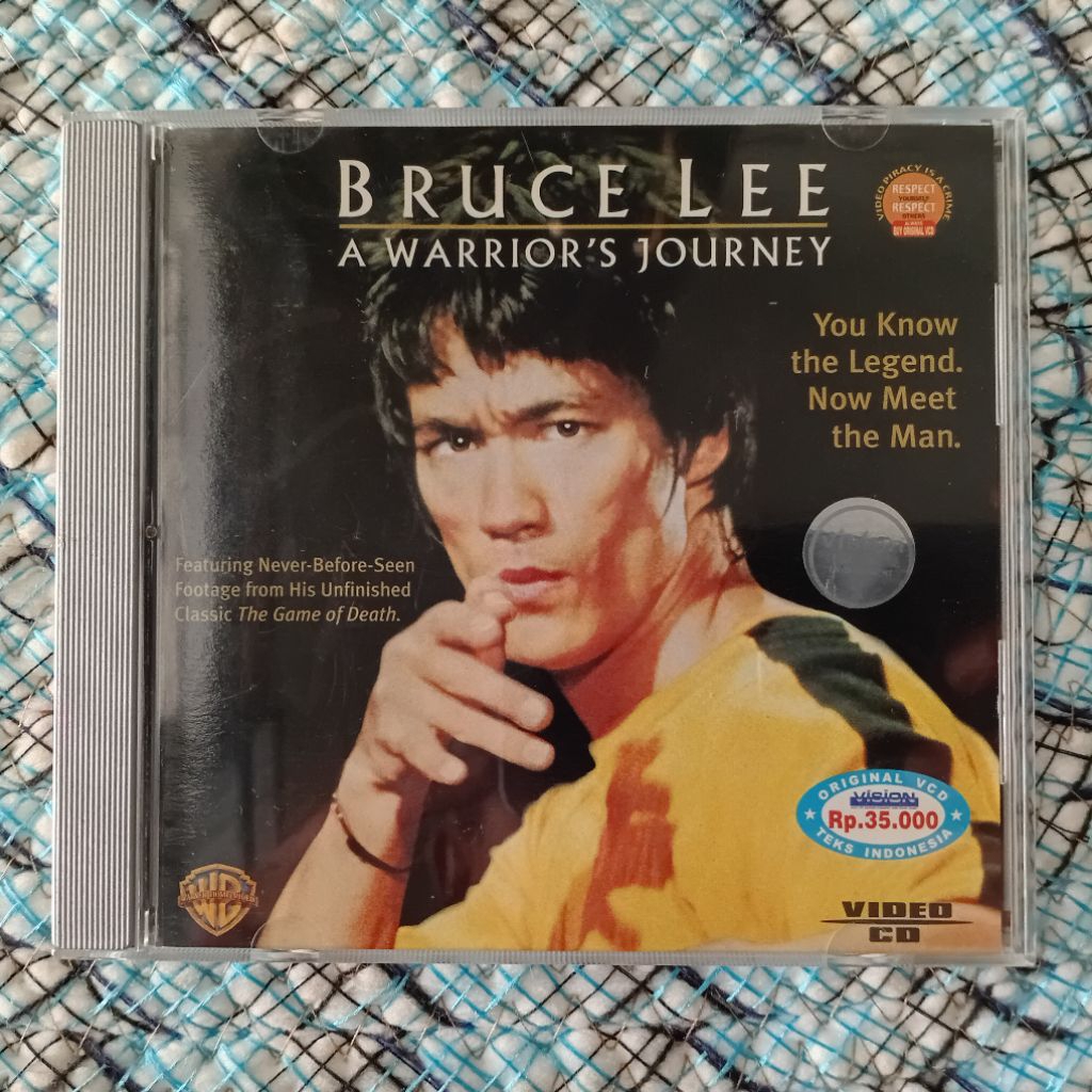 VCD Bruce Lee: A Warrior's Journey (2000) Teks Indonesia Original Warner Bros Pictures VideoCD Mulus