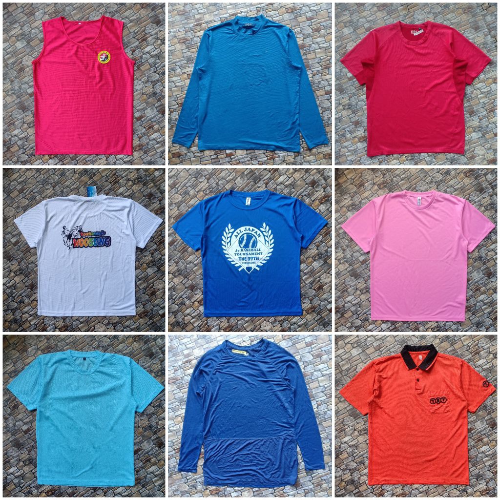 Kaos Jersey Outdoor olahraga Gym brand Canterbury original preloved, Kaos Fashion olahraga pria