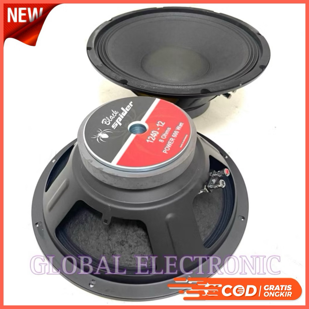 Promo Audio Speaker Blackspider bs 1240  Blackspider 12 inch Inch Full Range