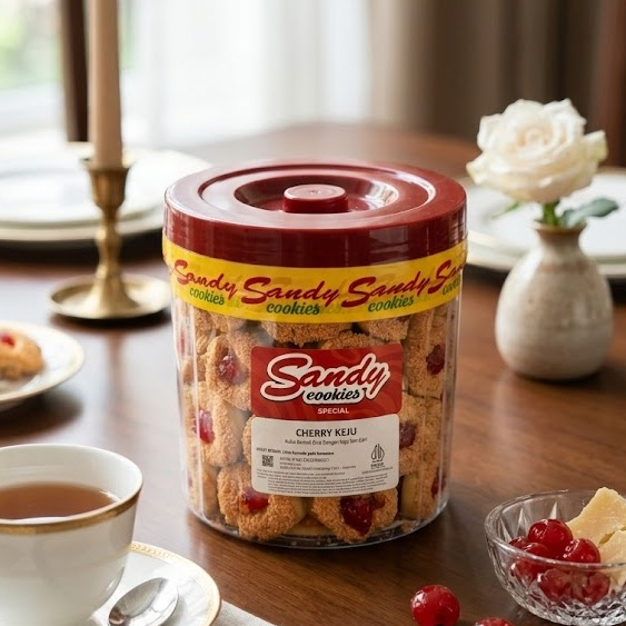 Aneka Sandy Cookies Sagu, Nastar, Keju Berat +- 650gr