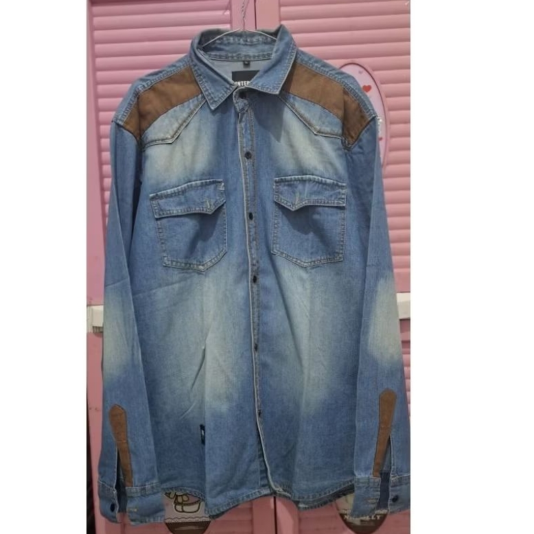 Preloved kemeja pria kemeja denim