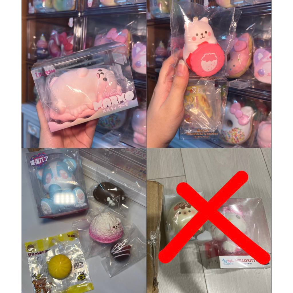 Updated Preloved squishy ibloom marmo melty pink cookies