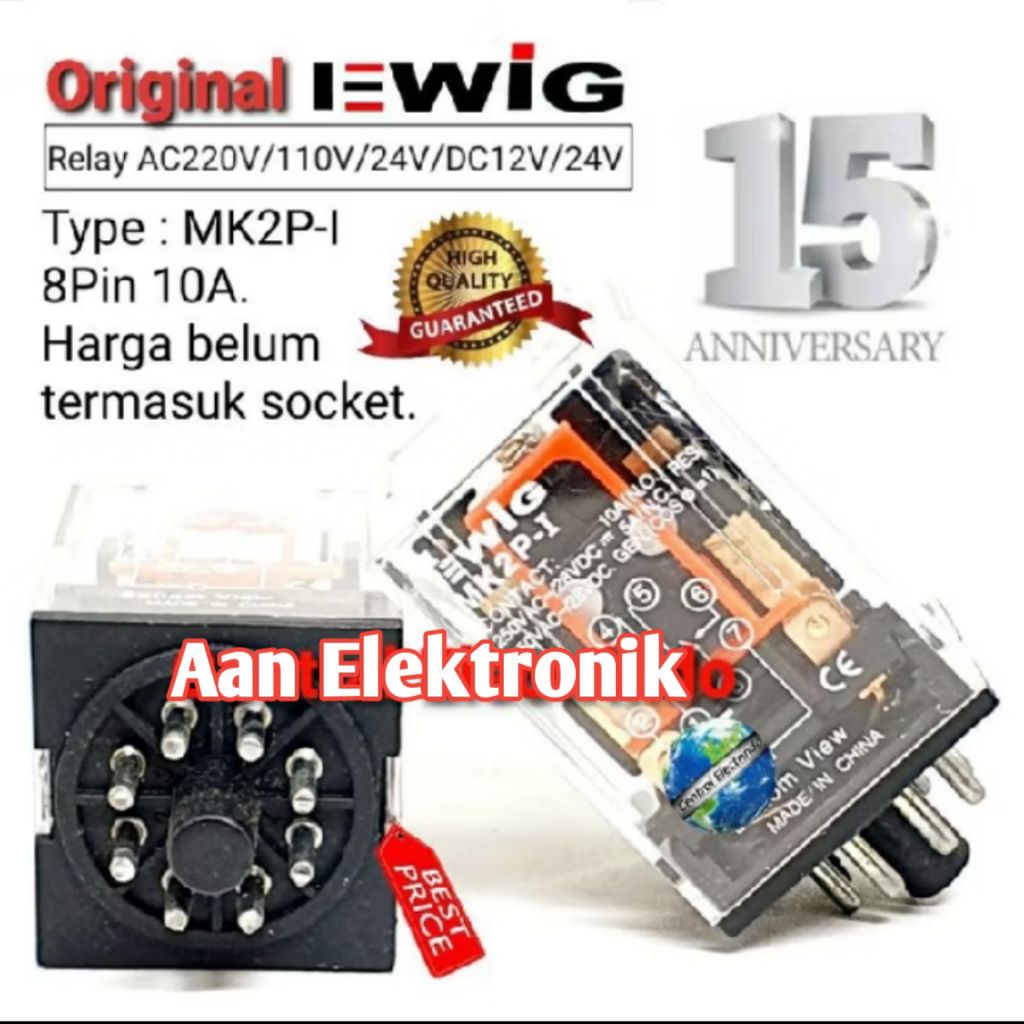 Relay EWIG MK2P-I 8pin