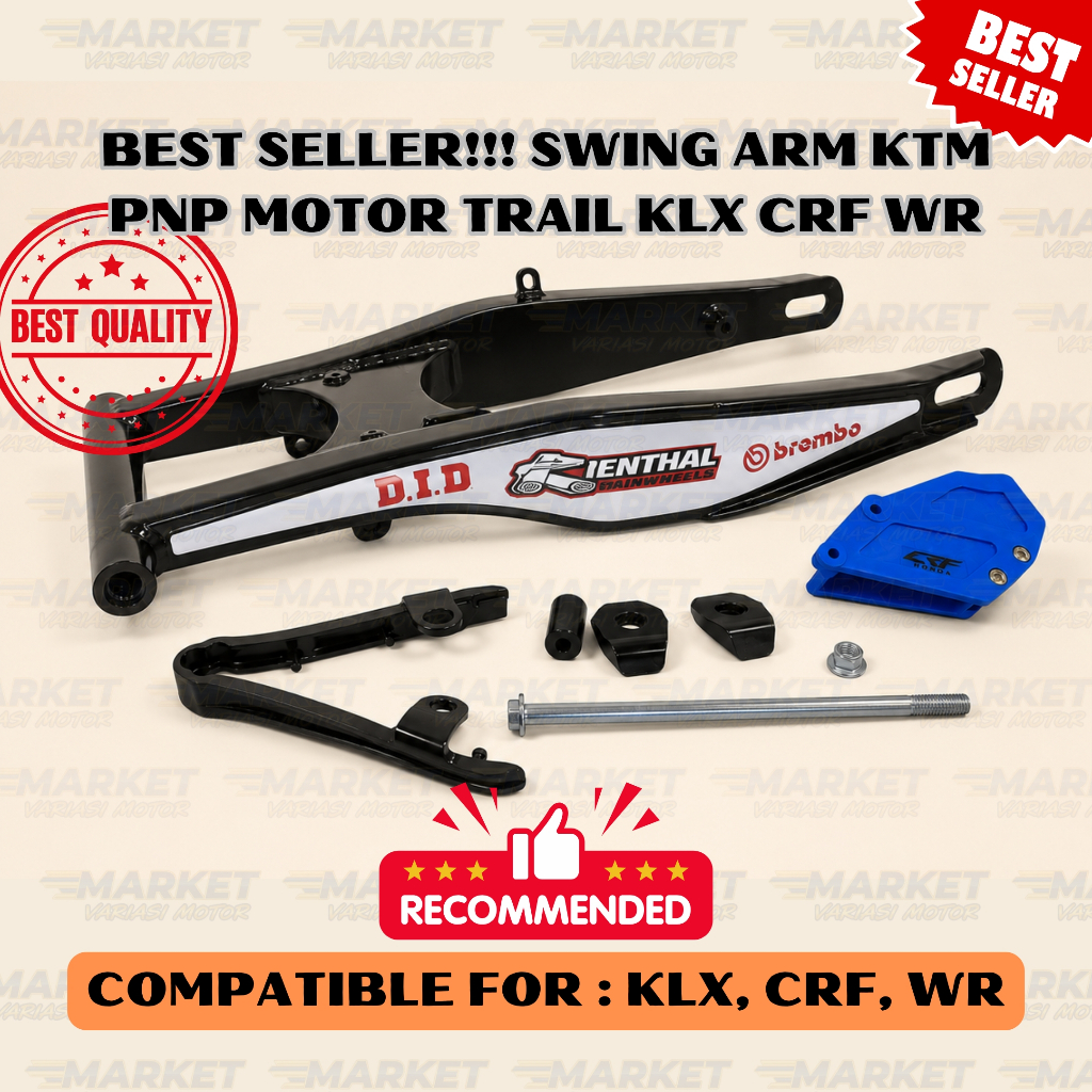 Swing arm replika ktm250 pnp klx & crf panjang 66cm cocok untuk modif supermoto