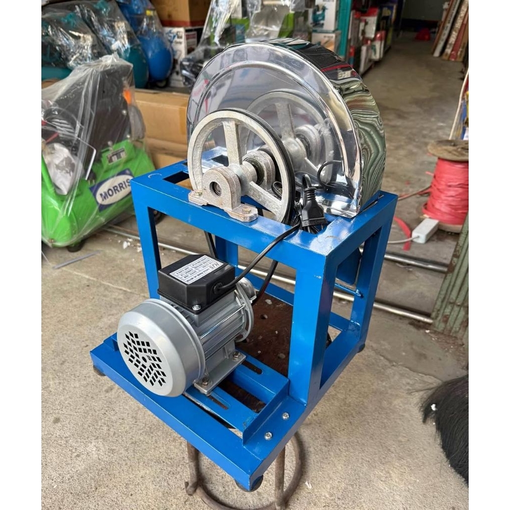 Mesin Potong singkong mini listrik + Dinamo