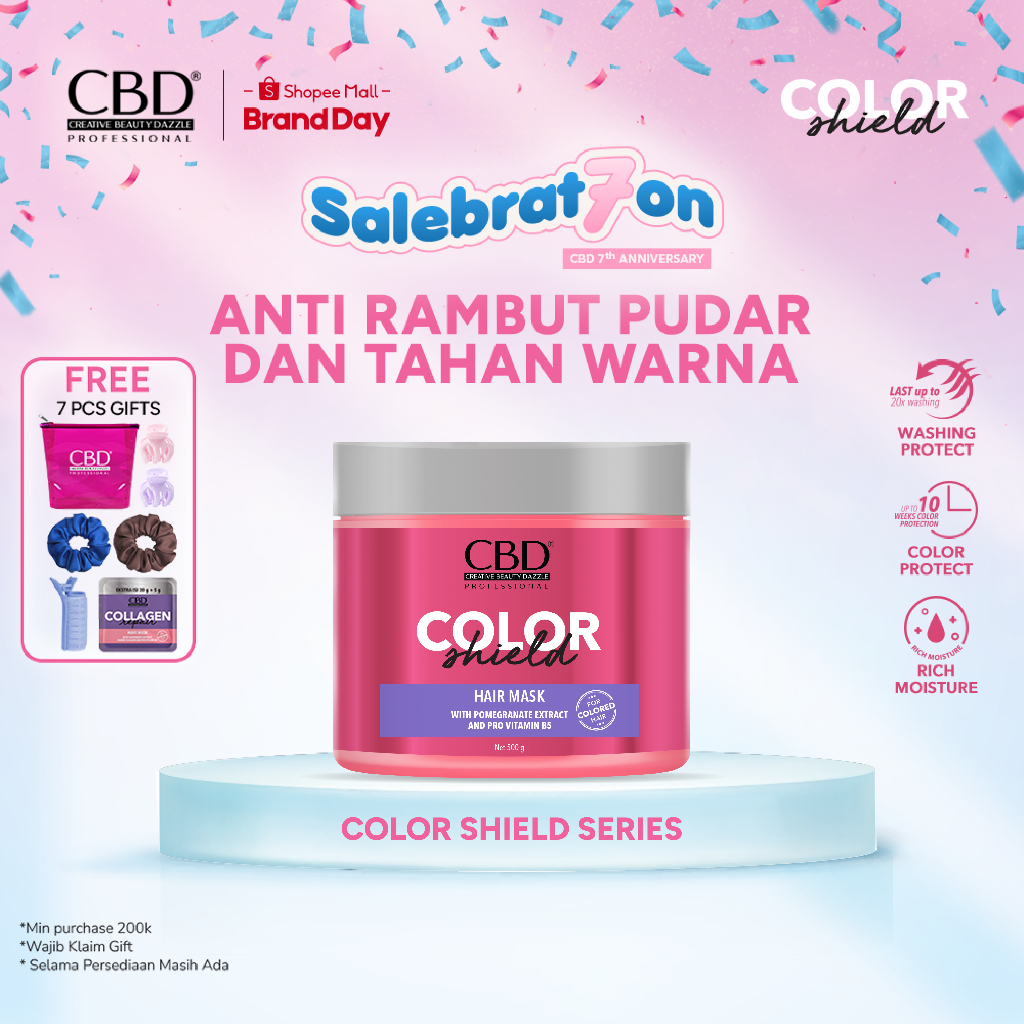CBD Color Shield Hair Mask 500gr