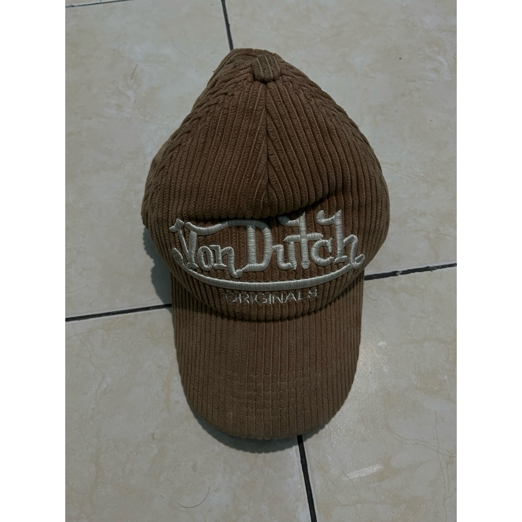 VON DUTCH TOPI ORI CORDUROY KHAKI