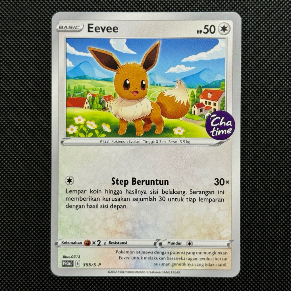 Eevee Promo CHATIME Indonesia / RARE
