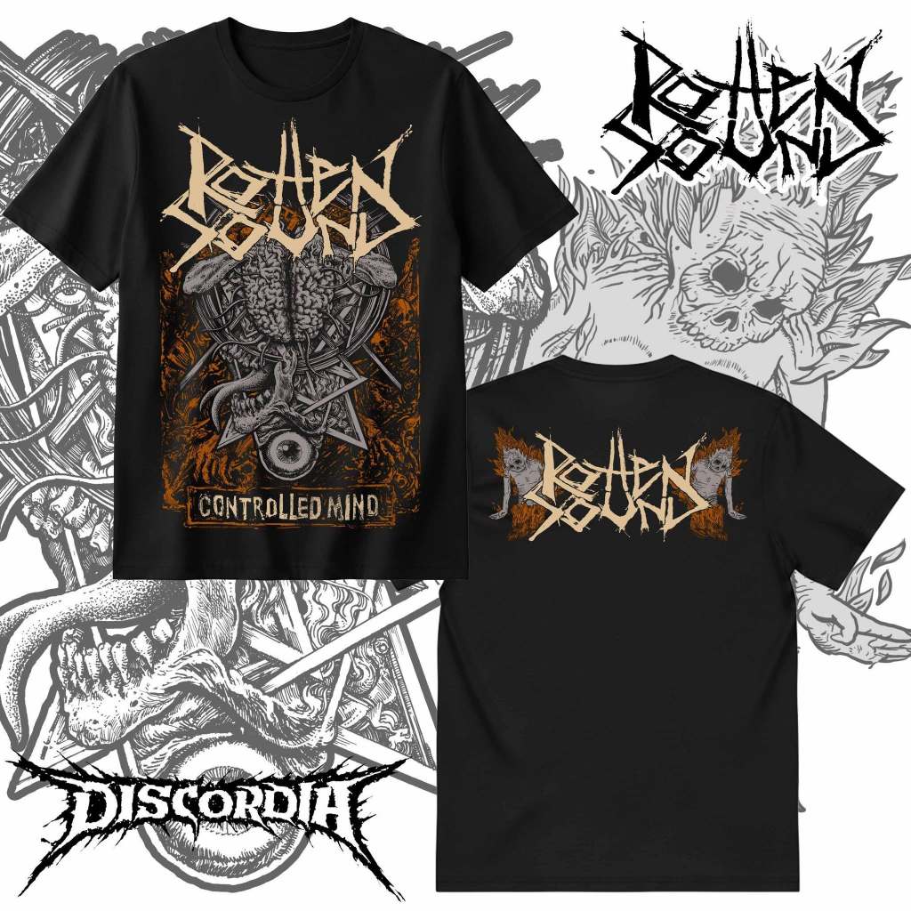 ORIGINAL TSHIRT ROTTEN SOUND - CONTROLLED MIND