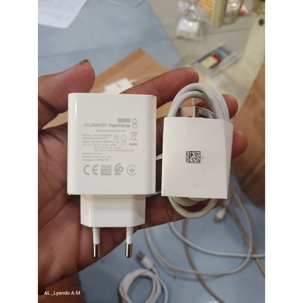 Adaptor original second Huawei P30 Pro 40watt